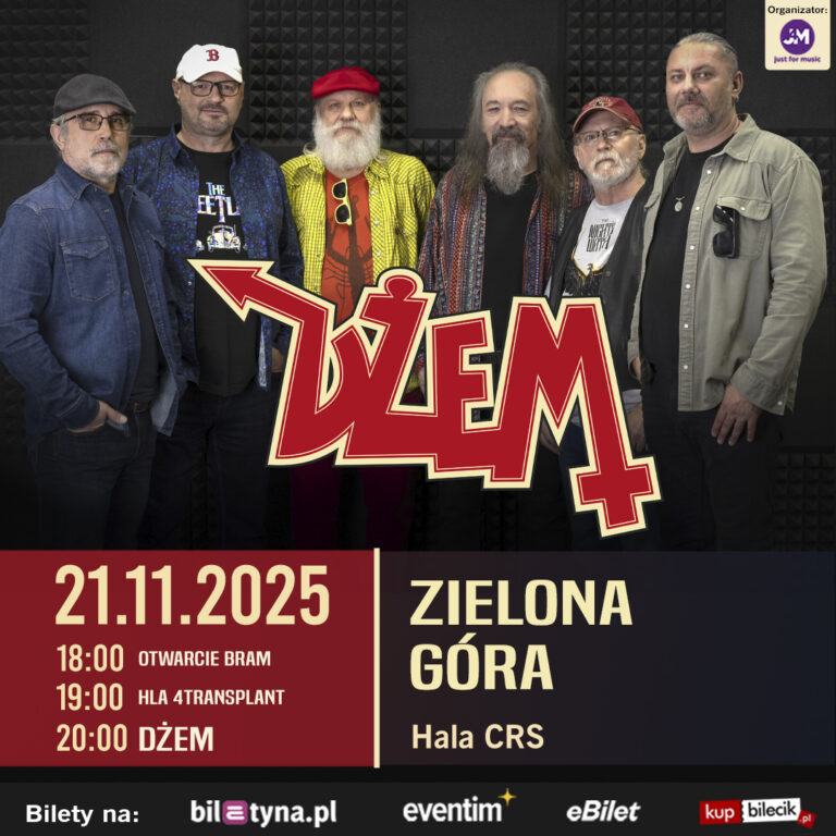 Legendarna noc z&nbsp;DŻEMEM już wkrótce w&nbsp;Zielonej Górze!
